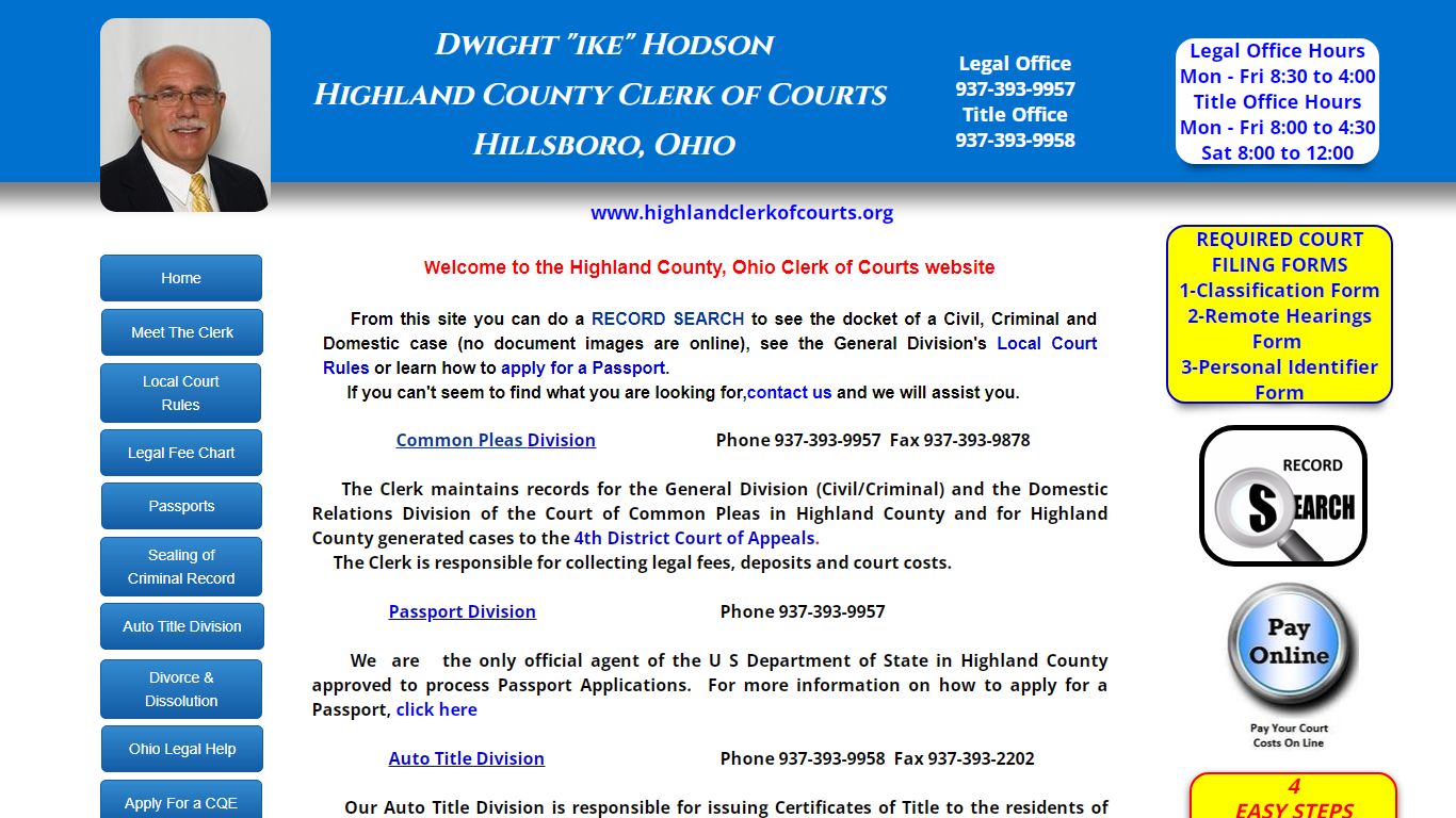 Highland County Clerk of Courts